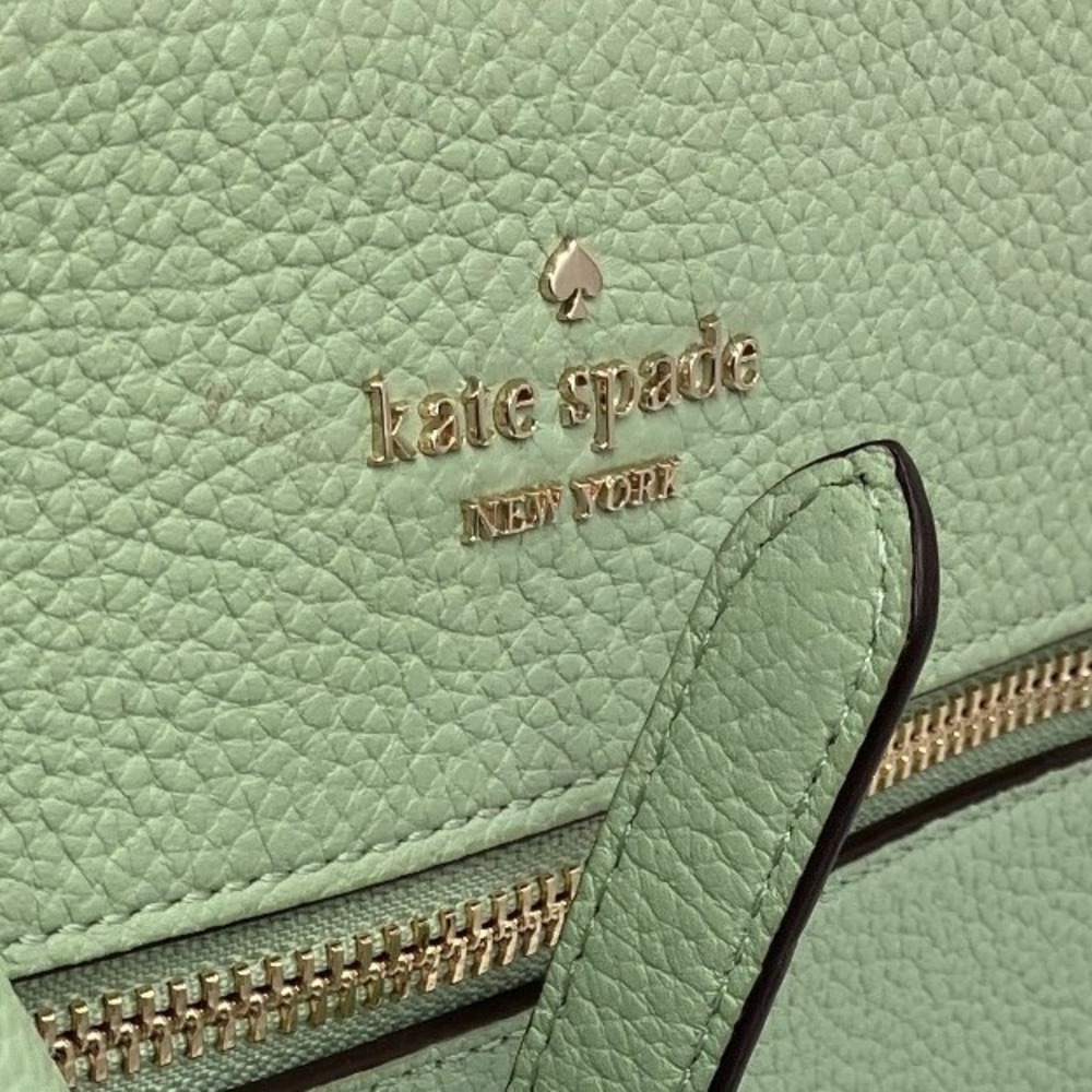 Kate Spade Mint Green Pebbled Leather Crossbody Bag Gold Hardware PXRU7507 - Picture 7 of 8